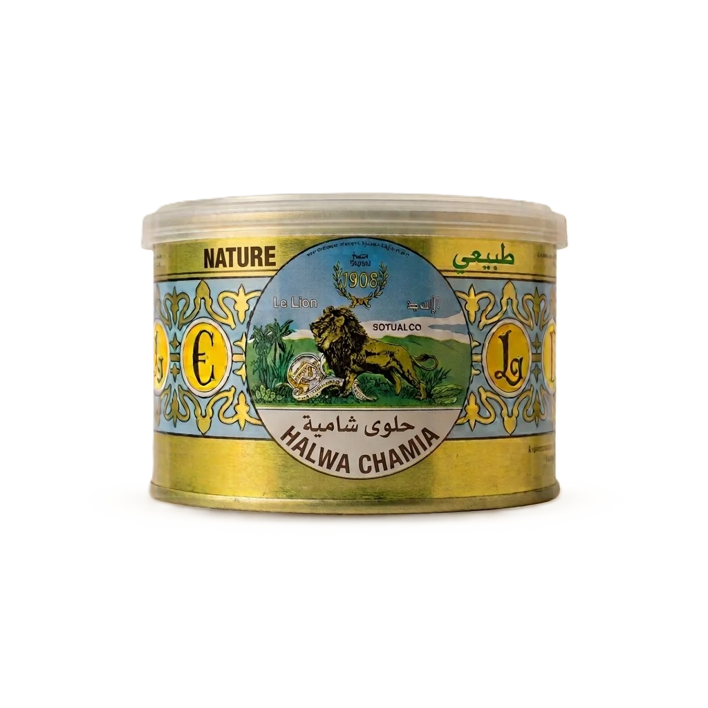 Halwa chamia Le Lion nature, boîte métallique 400 g